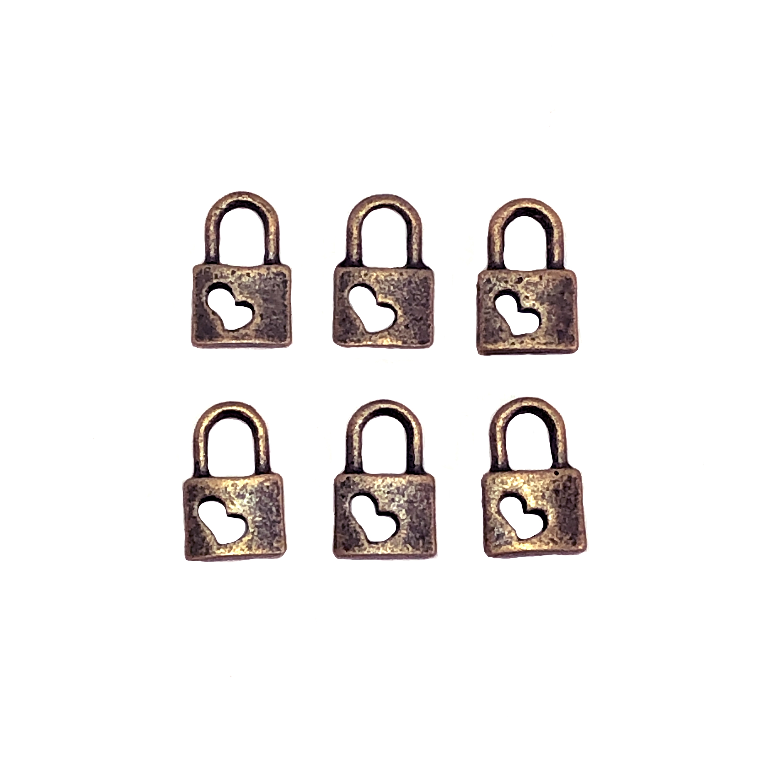 Mini Heart Locks Charms 09162 Lock Charms Charm Heart Lock