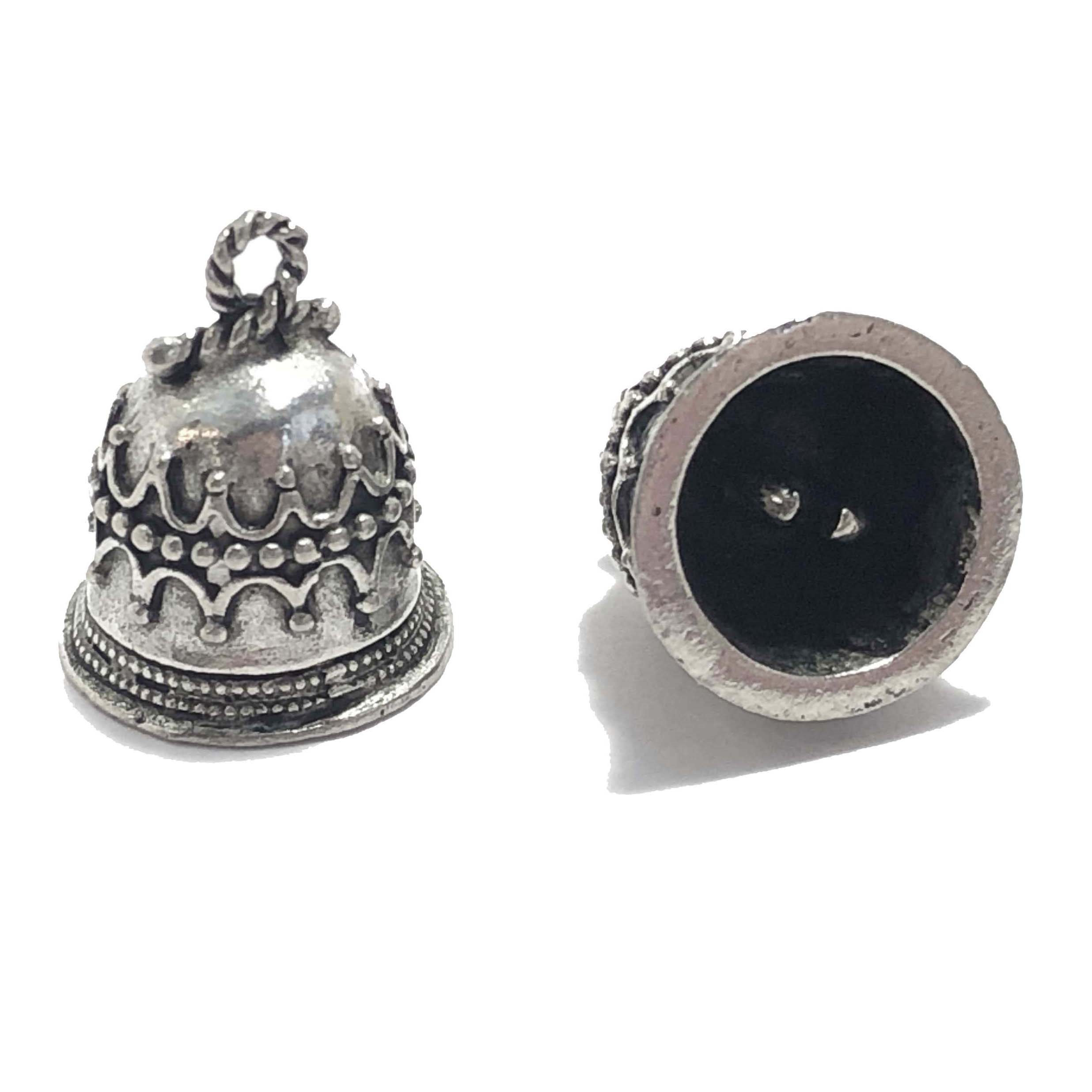 Victorian Round bell drop, vintage pewter castings, B'sue by 1928, bell ...
