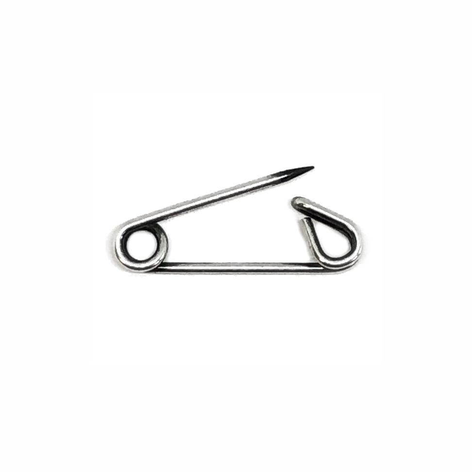 Details about  / Vintage Style Safety Pin  Brooch  Pewter tone  Metal