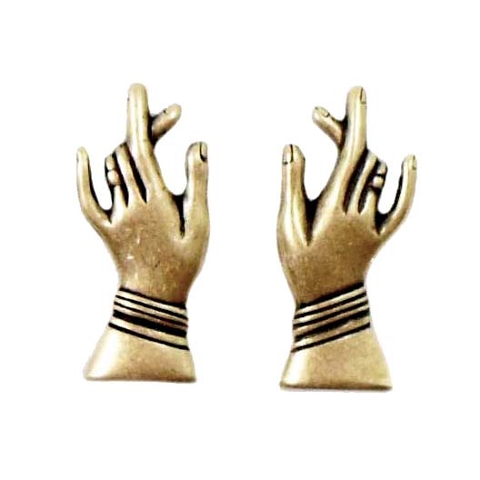 right and left hands, brass ox, antique brass, hand pairs, US made ...
