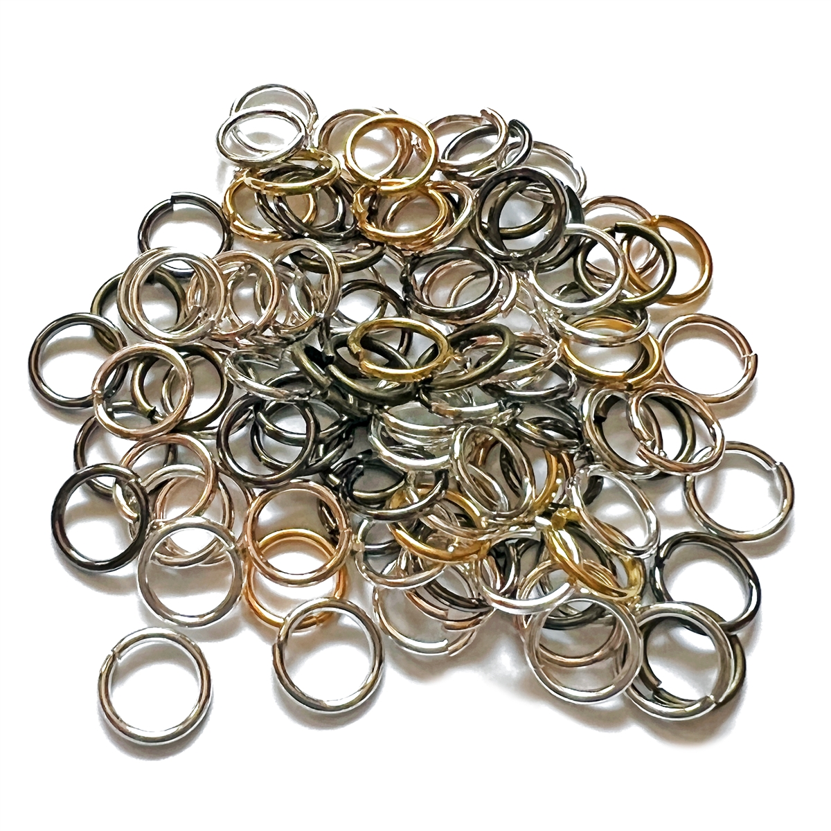 100 Matte Finish Stainless Steel Jump Rings - 18, 20 or 22 Gauge - Nickel  Free