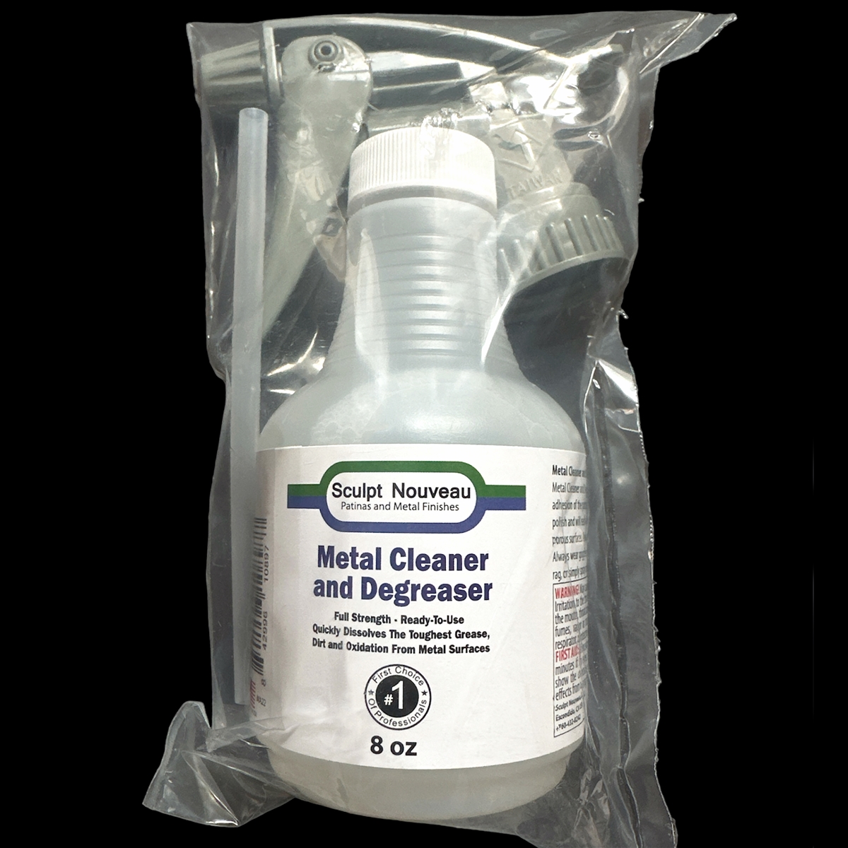 Metal Cleaner & Degreaser Cleaner For Metals 8oz