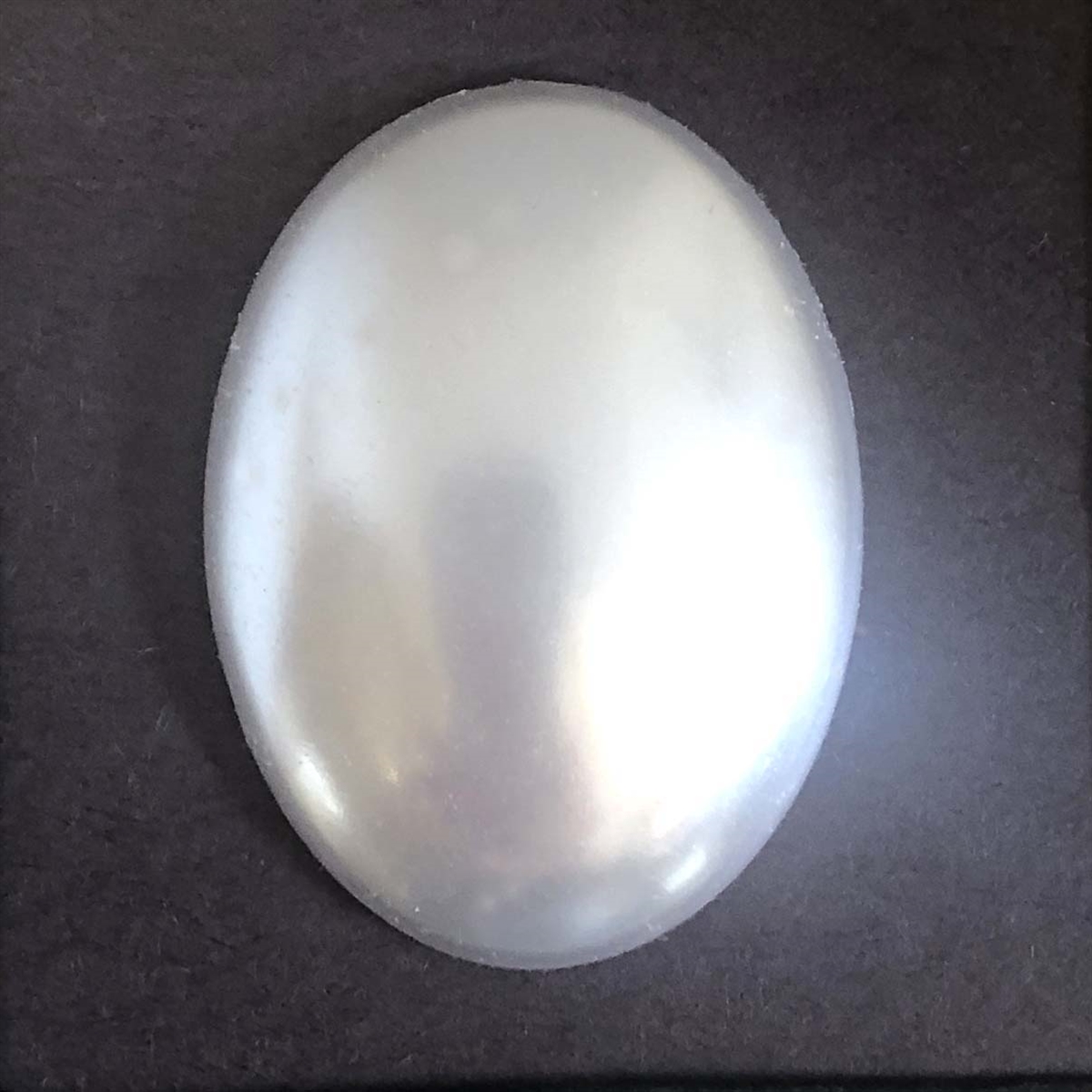 pearls, no hole pearls, flat backs, white, 8mm, bsueboutiques
