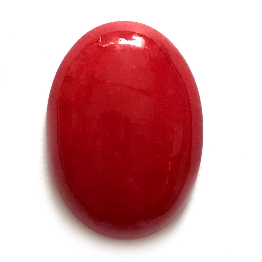 semi precious stones, red jade, red semi precious stone, focal stone,  25x18mm stone cabochon, cabochon stone, natural stone, brick red stone,  dark red