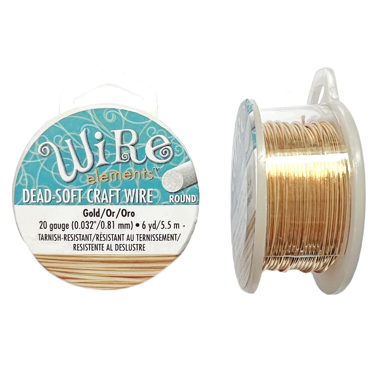 gold wire, jewelry wire, bead smith, 20 gauge, gold, wire, wire elements,  tarnish resistant, 6 yards, wire jewelry, jewelry making, vintage supplies