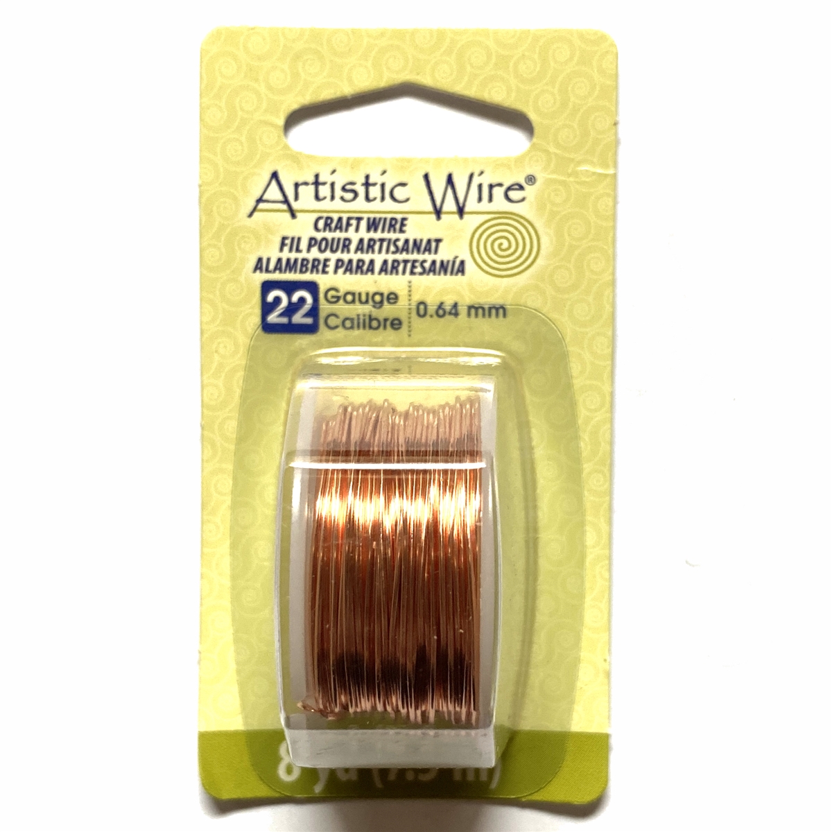22 Gauge Copper Wire, Round Wire, 8 yards, 06680, jewelry wire, jewelry  making wire, vintage supplies, jewelry supplies, wire supplies, 22 gauge  wire