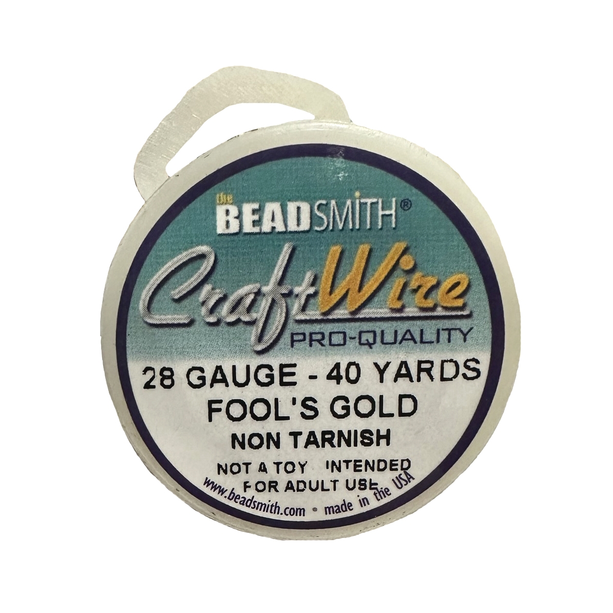 BeadSmith Craft Wire 28 Gauge ANTIQUE COPPER